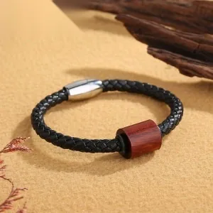 Leather RFID wristband