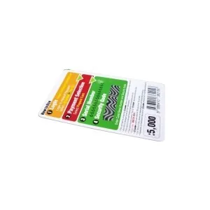 PVC scratch card